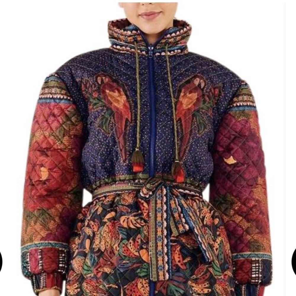 FARM Rio Multicolor Quilted Coat - Picture 9 of 9